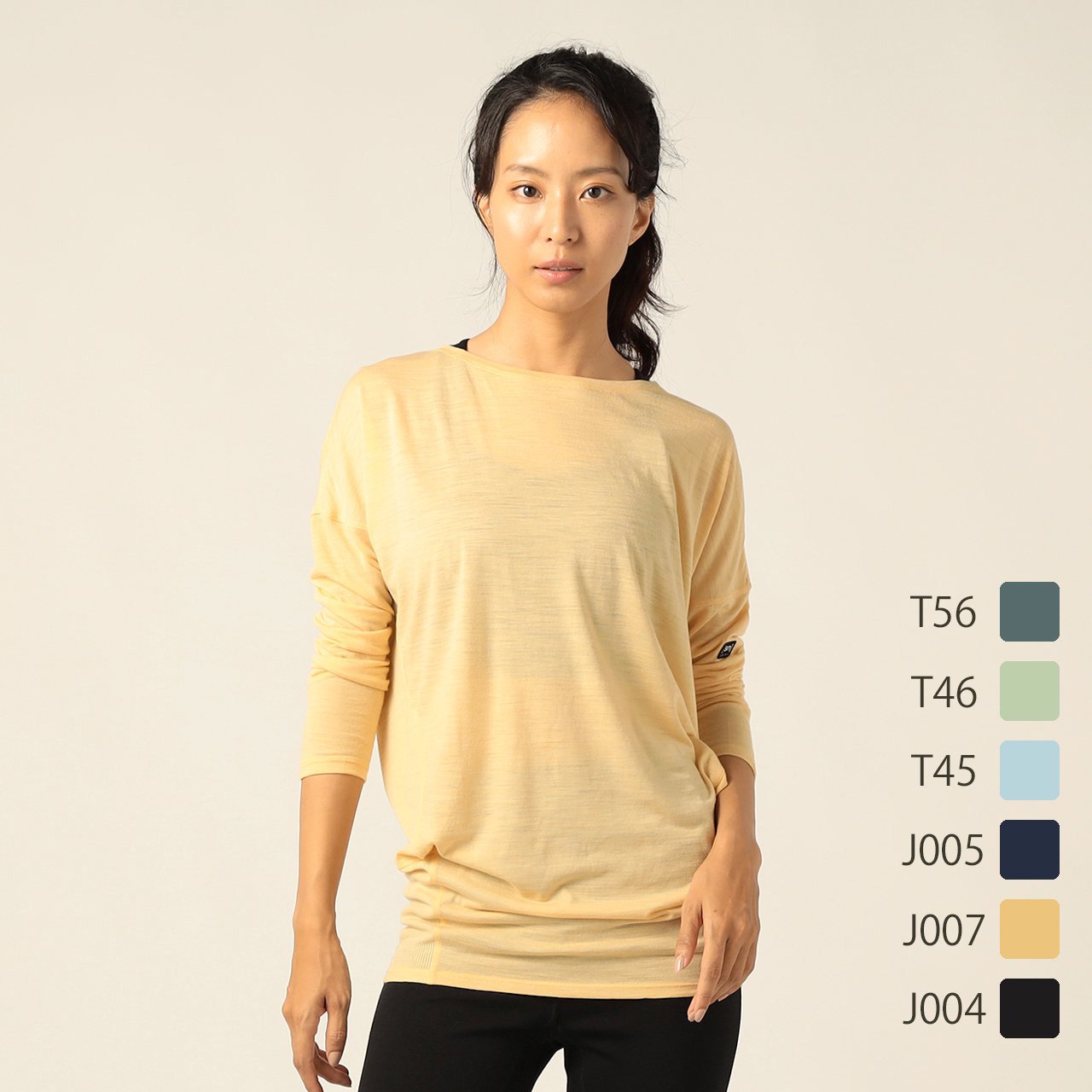 ヨガジャーナル掲載商品 W Jp Yoga Loose Tee Ls レディース長袖ヨガルーズtシャツ スポーツウェア ヨガウェア Sn Super Natural スポーツ アウトドア ヨガウェアのエスエヌ スーパーナチュラル 公式ecサイト