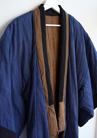【アンティーク着物】 50年代 ジャパンヴィンテージ 綿入り 褞袍 丹前 着物 長着 50s Japan Vintage