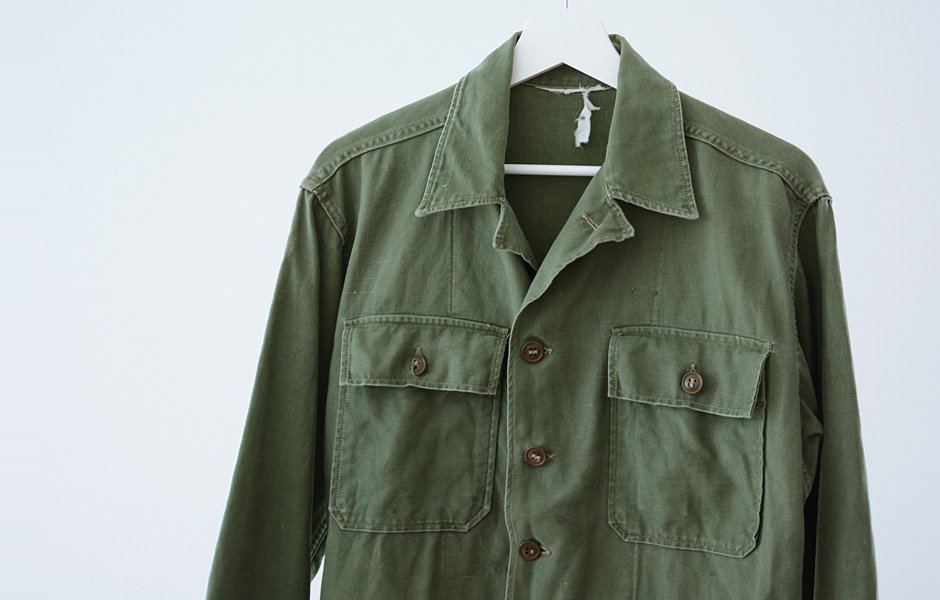 ヴィンテージ 米軍実物 OG-107 ミリタリー シャツ 60年代 1st後期 Vintage 60s Military Shirts