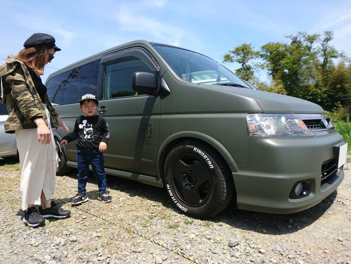 オリーブドラブとマットブラックでホンダ ステップワゴンを刷毛塗りツートン全塗装 刷毛 ハケ ローラーで車をdiyで全塗装しよう