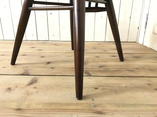 英国アンティーク調 スティックバック チェア カントリー 木製椅子 ダーク 