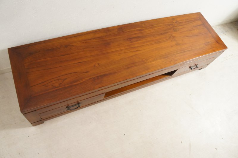 チーク 無垢材 古木 ＴＶ台 テレビ台 テレビボード ローボード AVボード 150cm