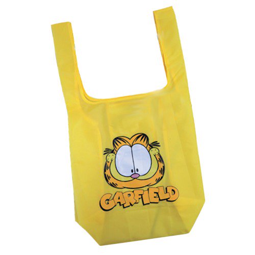 Garfield Eco Bag Yellow ガーフィールド エコバッグ イエロー 輸入雑貨 海外雑貨 直輸入 アメリカ雑貨 新潟のアメリカン雑貨屋といえば Honeymustard ハニマスニイガタ