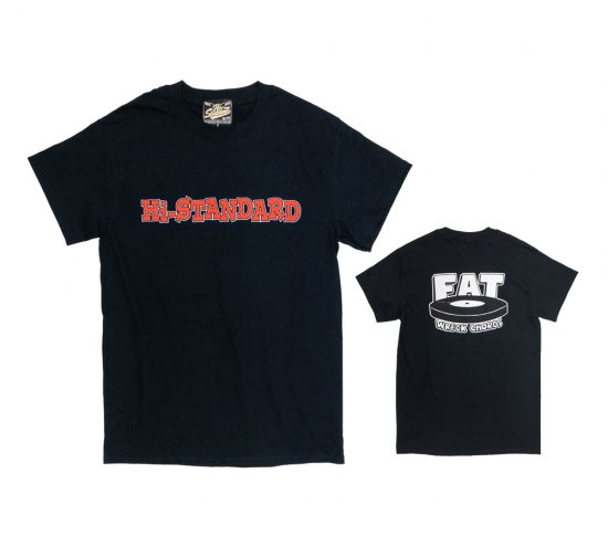 Hs Fat Logo Tee ブラック Hi Standard Official Web Store