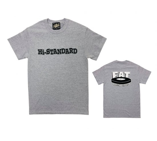 Hs Fat Logo Tee グレー Hi Standard Official Web Store