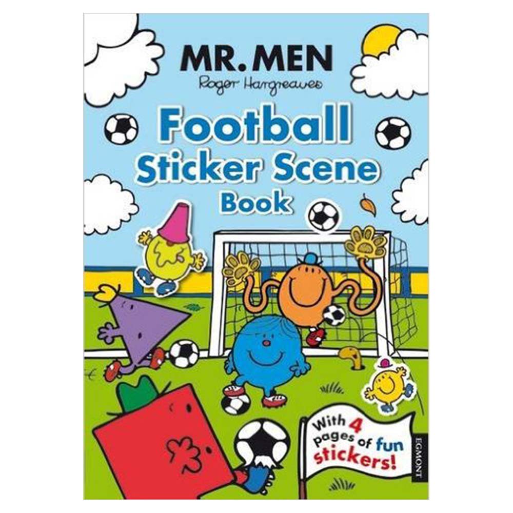 英語のえほん Mr Men Football Sticker Scene Mm ミスターメン リトルミス公式オンラインショップ