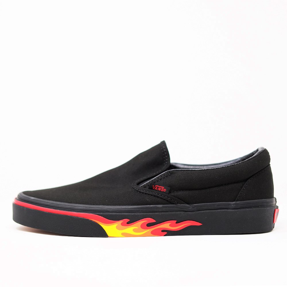 vans flame wall slip on