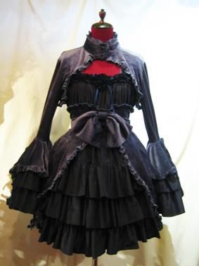 受注商品 姫袖ボレロ付きデコラティブドレスワンピース 青ベロア Marble Online Shop