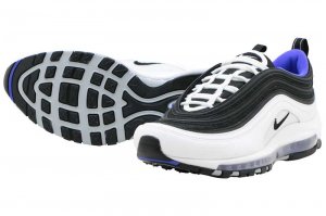 nike air max 97 white black persian violet