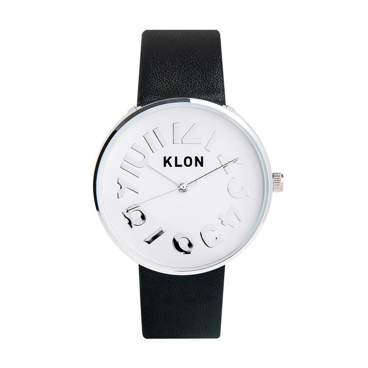KLON HIDE TIME BLACK Ver.SILVER 40mm