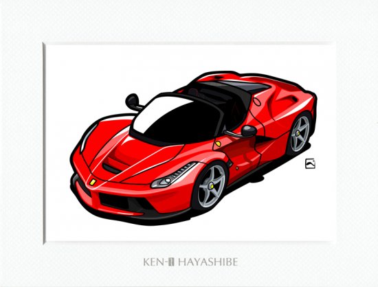 ラ フェラーリ 林部研一 Ken 1 Hayashibe Car Illustration オフィシャルサイト
