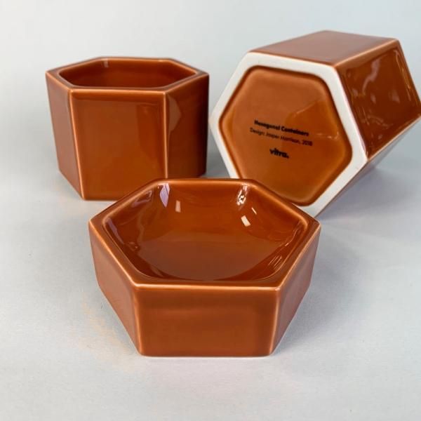 Hexagonal Containers MidCentury MODERN
