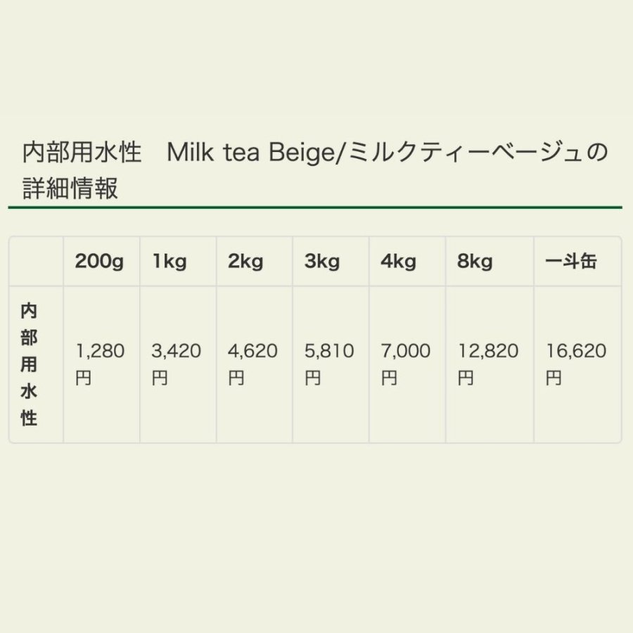 Milk Tea Beige ミルクティベージュ Takaratoryo Original Paint Shop タカラ塗料 公式通販