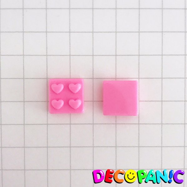 ハートブロック デコパーツ Decopanic