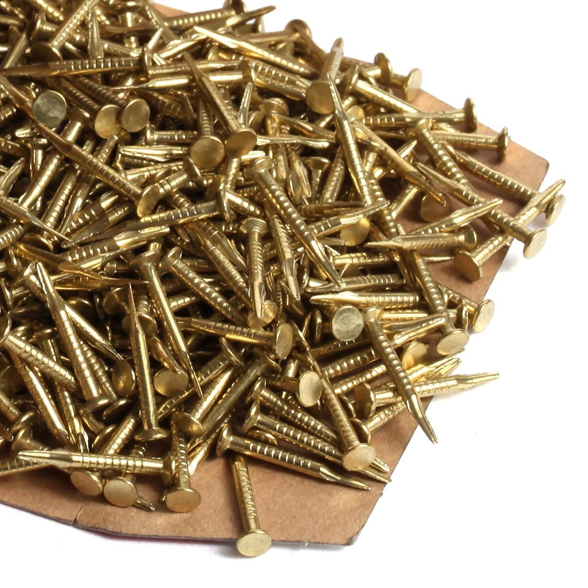 BRASS CLINCH HALF POUND NAILS COBBLER SUPPLIES