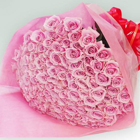 本数指定 ピンクローズ バラの花束 単品 バラ専門店 Rosegift ローズギフト