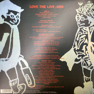 ARB/ラヴ･ザ･ライヴ エーアールビー/LOVE THE LIVE - 中古レコード通販 アビーロード浜松店-ABBEY ROAD RECORDS