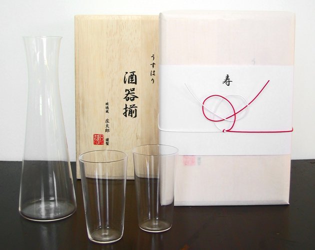 松徳硝子｜うすはり 酒器揃 - テーブルウェア - ガラス食器・グラス 