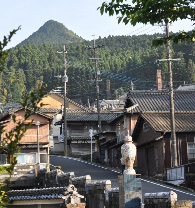 長崎県の陶郷、中尾山の風景