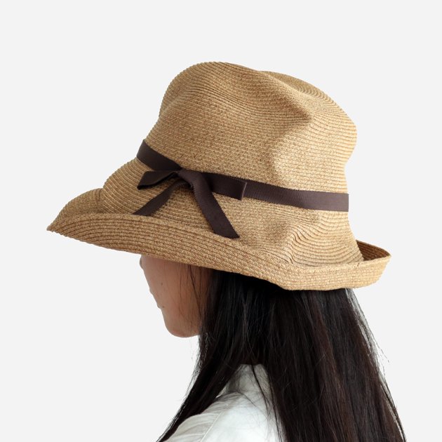 mature ha.（マチュアーハ）｜BOXED HAT 101 ミックスブラウン×ダークブラウンリボン - ファッション - 帽子 -  女性ファッション通販の CLASKA（クラスカ）ONLINE SHOP