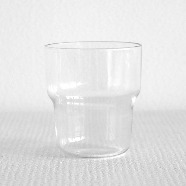 「TG glass（ティージーグラス）」の耐熱ガラスのコップ250ml