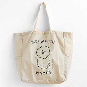 Mambo Take Me Out ナイロンマルシェトート ベージュ Claska Online Shop