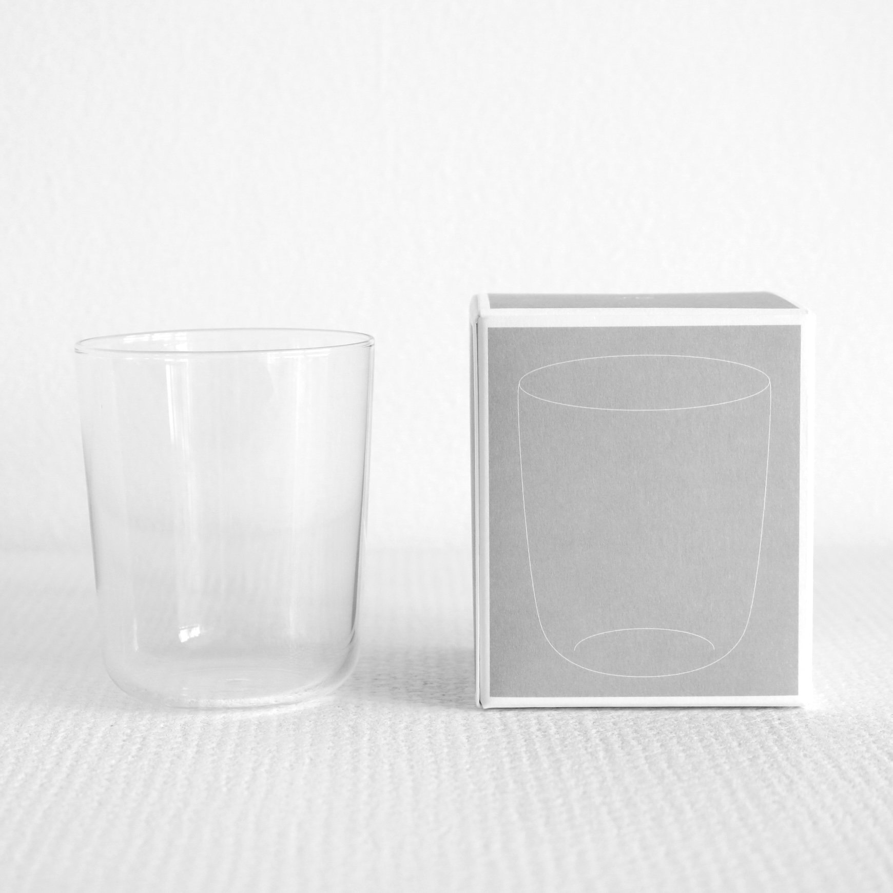「TG glass（ティージーグラス）」の耐熱ガラスのコップ320ml