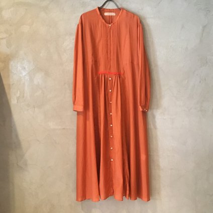 suzuki takayuki gatherd dress (ã¹ãºã­ã¿ã«ã¦ã­ ã®ã£ã¶ã¼ãã¬ã¹) Orange