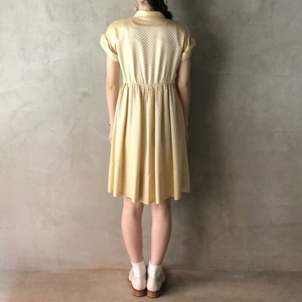1950 S Plaid Dress 1950年代 チェック柄ワンピース Jeje Piano Online Boutique 神戸のアンティーク時計 ジュエリー ファッション専門店