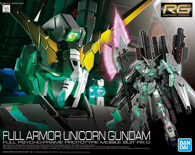 Rg 1 144 フルアーマー ユニコーンガンダム プラモデル 機動戦士ガンダムuc プラモデル バンダイスピリッツ