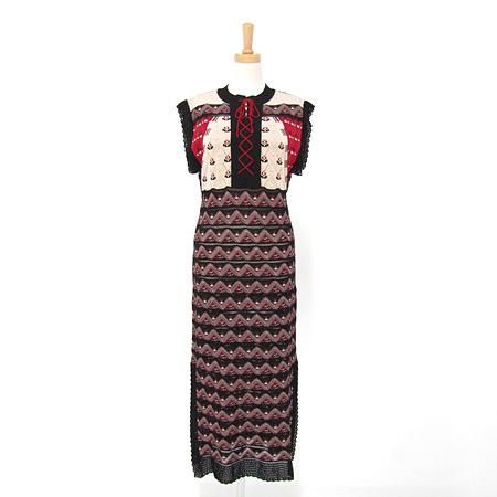 Mame Kurogouchi マメ ニットドレス ワンピース 1 Mm18ss Kn056