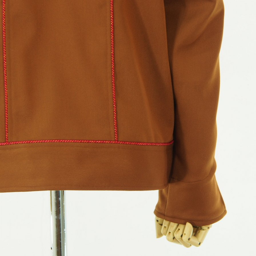 Needles Woman ニードルズウォメン Piping Cowboy Leisure Jacket Pe R Dosekin Brown