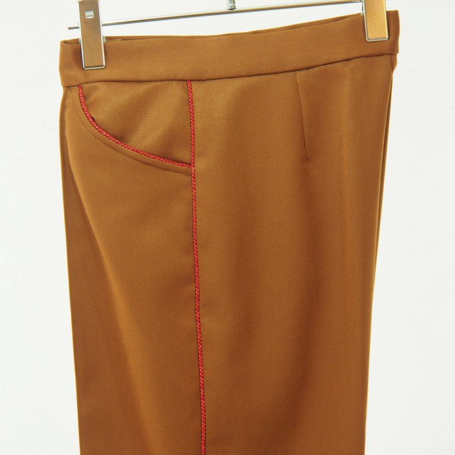 Needles Woman ニードルズウォメン Piping C S Leisure Pant Pe R Dosekin Brown