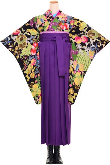 卒業式 袴 アンティーク着物レンタル 孔雀の白夢 Sh0019 Antique Kimono Colette