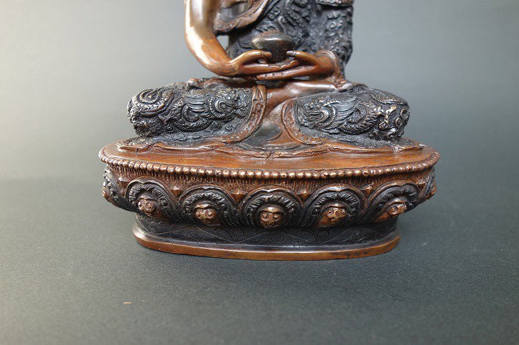【仏像】阿弥陀如来（アミターバ・アミターユス） 特別彫金仕上げ 20cm 【送料無料】