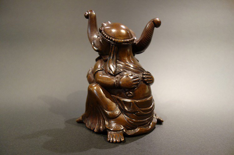 聖天（歓喜天）座像 14cm｜大阪の仏像通販・販売なら仏像専門店 多羅堂