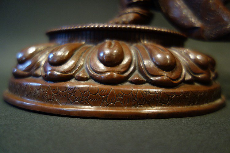【仏像】白多羅菩薩 （ホワイトターラ） 銅製 42.5cm【送料無料】