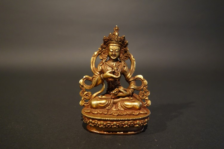 【仏像】金剛薩た（ヴァジュラサットヴァ）小さな仏像 8.5cm【送料無料】
