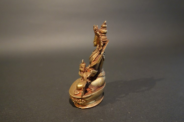 【仏像】阿弥陀如来（アミターバ・アミターユス） 菩薩形 小さな仏像 8.5cm【送料無料】