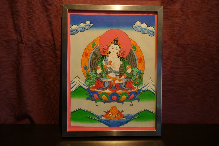 【仏画（タンカ）】金剛薩た 仏像 仏画