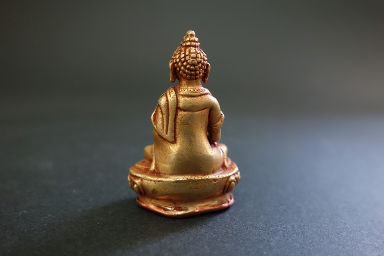 【極小仏像】阿弥陀如来（アミターバ・アミターユス） 銅製 4cm