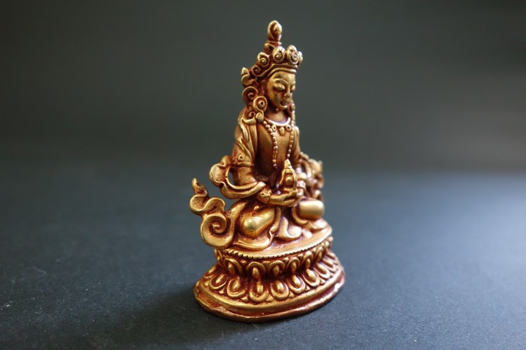 【仏像】阿弥陀如来（アミターバ・アミターユス） 菩薩形 小さな仏像 6cm