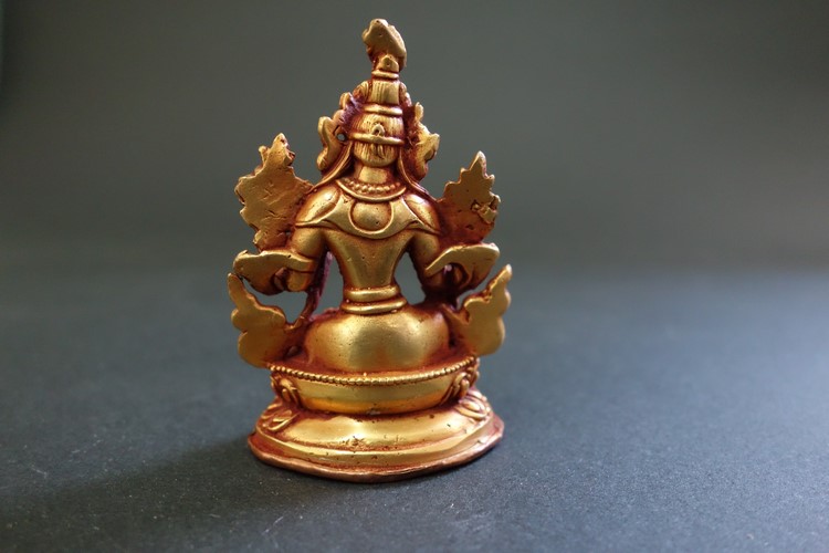 【仏像】白多羅菩薩（ホワイトターラ）小さな仏像 6cm