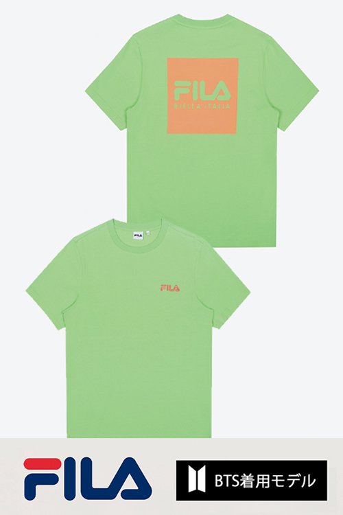 Fila Bts着用モデル Tシャツ Green Noiseandkisses