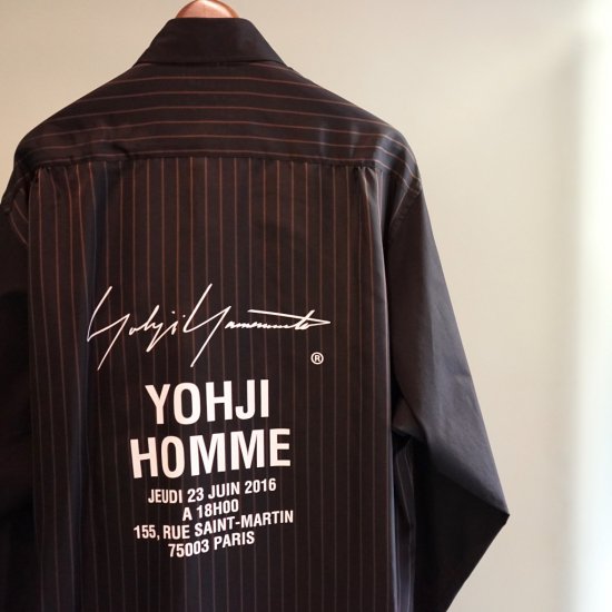 Yohji Yamamoto ストライプ スタッフシャツa Hw B08 201