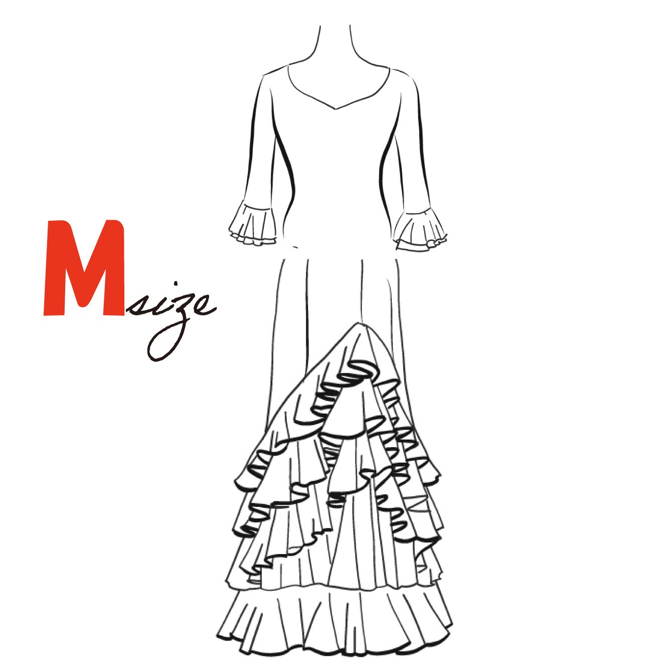 フラメンコの衣装、ドレス、ワンピースならMariQuitaで。