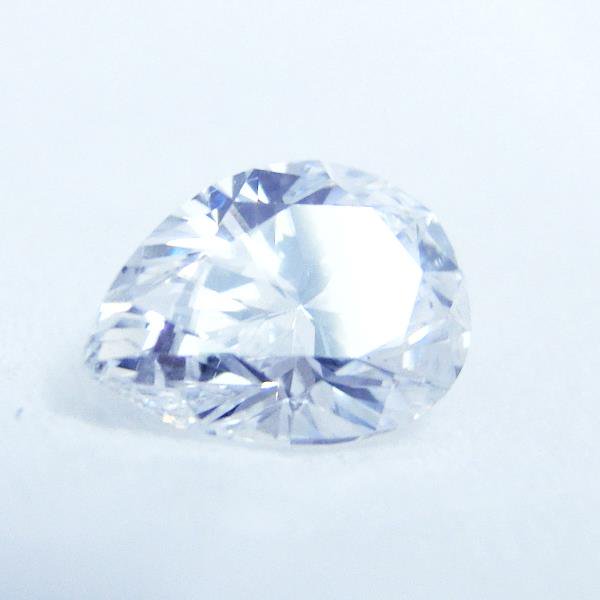 ペアシェイプダイヤモンドルース D 0.327ct D 0.65ct D-SI1 中央宝石 