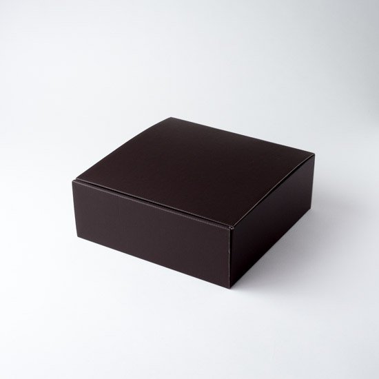 ギフトボックス 正方形 お好みボックス ダークブラウン 正方 3 10個入 お菓子 パンのパッケージ通販 プチリュバン