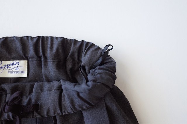 Charpentier de Vaisseau Pleats Skirt Dark Gray