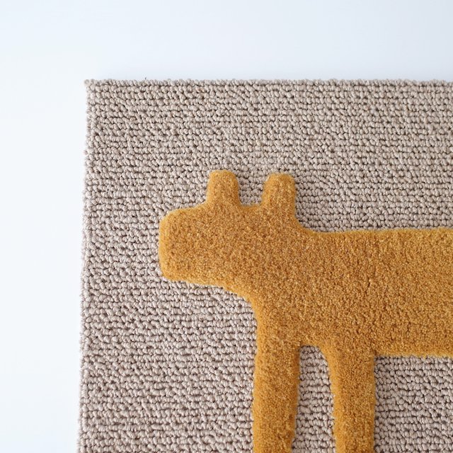 F/style HOUSE doggy mat（玄関マット）Mustard